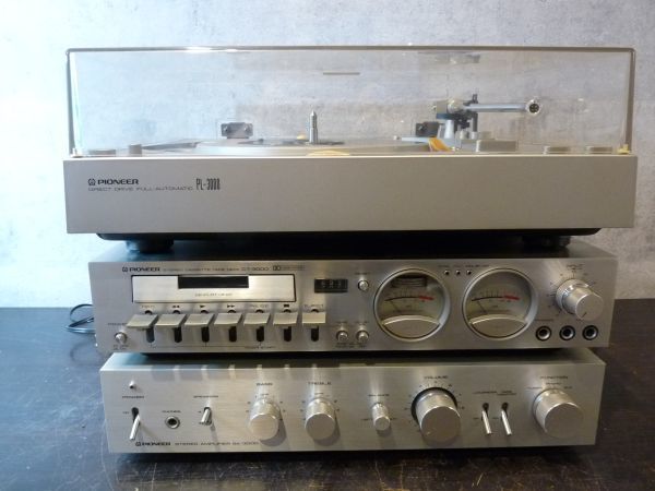 pioneer パイオニア アンプ レコード セット うとい