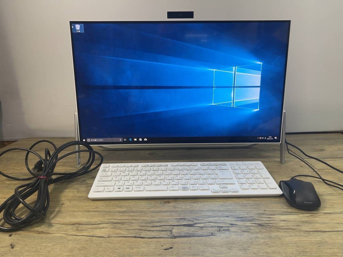 富士通 ESPRIMO WF1/D3 FMVWD3F17D i7-9750H 16GB HDD1TB 23.8型ワイド