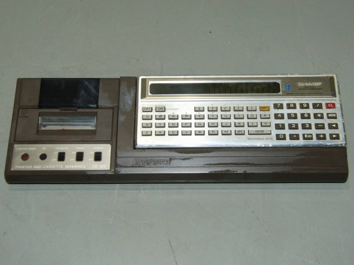 シャープ ポータブルコンピュータ SHARP ポケットコンピューター本体