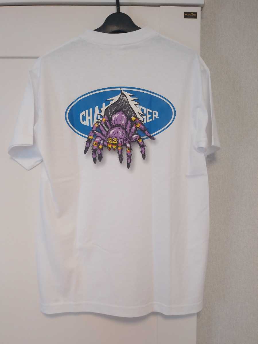 【100%新品，高品質】 CHALLENGER チャレンジャー LOGO SPIDER TEE Tシャツ(文字、ロゴ)｜売買されたオークション情報、yahooの商品情報をアーカイブ公開 - オークファン Mサイズ