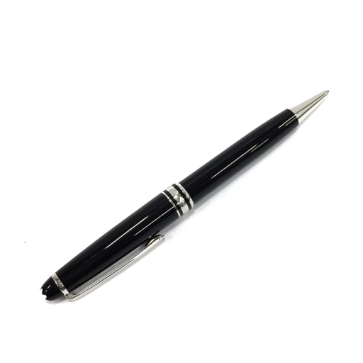 美品✨モンブラン　マイスターシュテュック　ボールペン　ツイスト式　ブラック モンブラン マイスターシュテュック ボールペン ツイスト式 シルバー