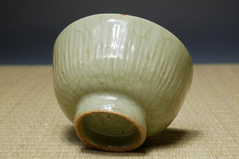 幸 新春侘茶展 七官 青磁 茶碗 龍泉窯 陶磁評論家 佐々木三味箱 当店保証 中国明代 茶道具 茶人の言葉(青磁)|売買されたオークション情報 ...