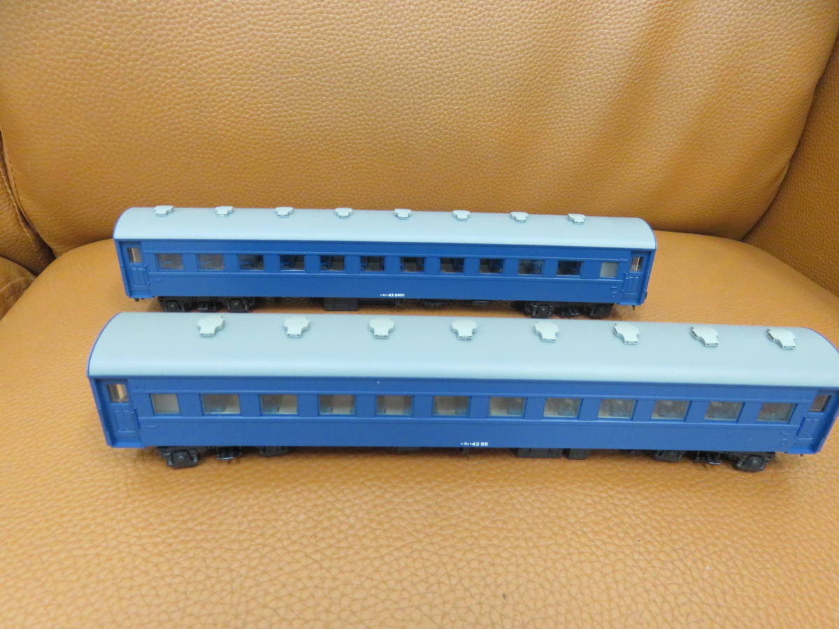 4719 KATO 1-505 スハ43(ブルー) 2両まとめ 箱入り USED品 ブルー KATO |
