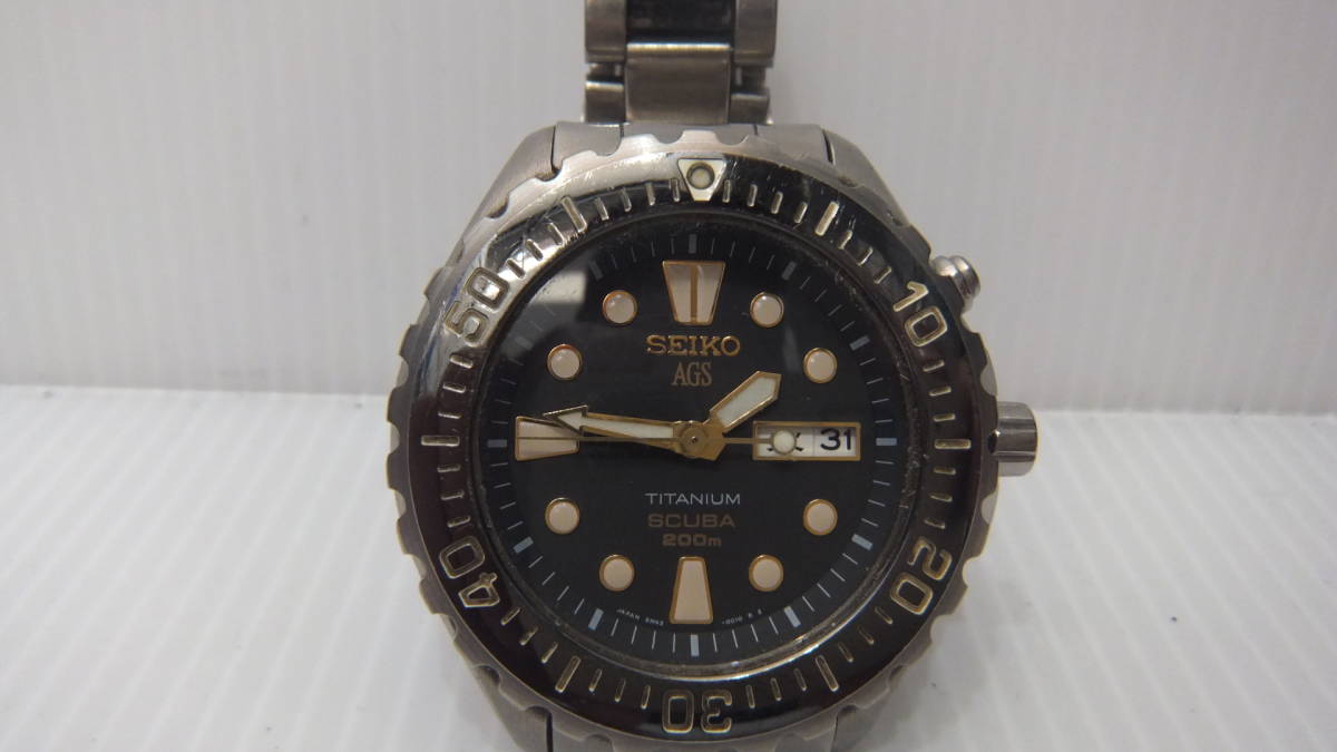 AGS SEIKO スキューバ SCUBA チタン Scuba Seiko 腕時計 メルカリ 