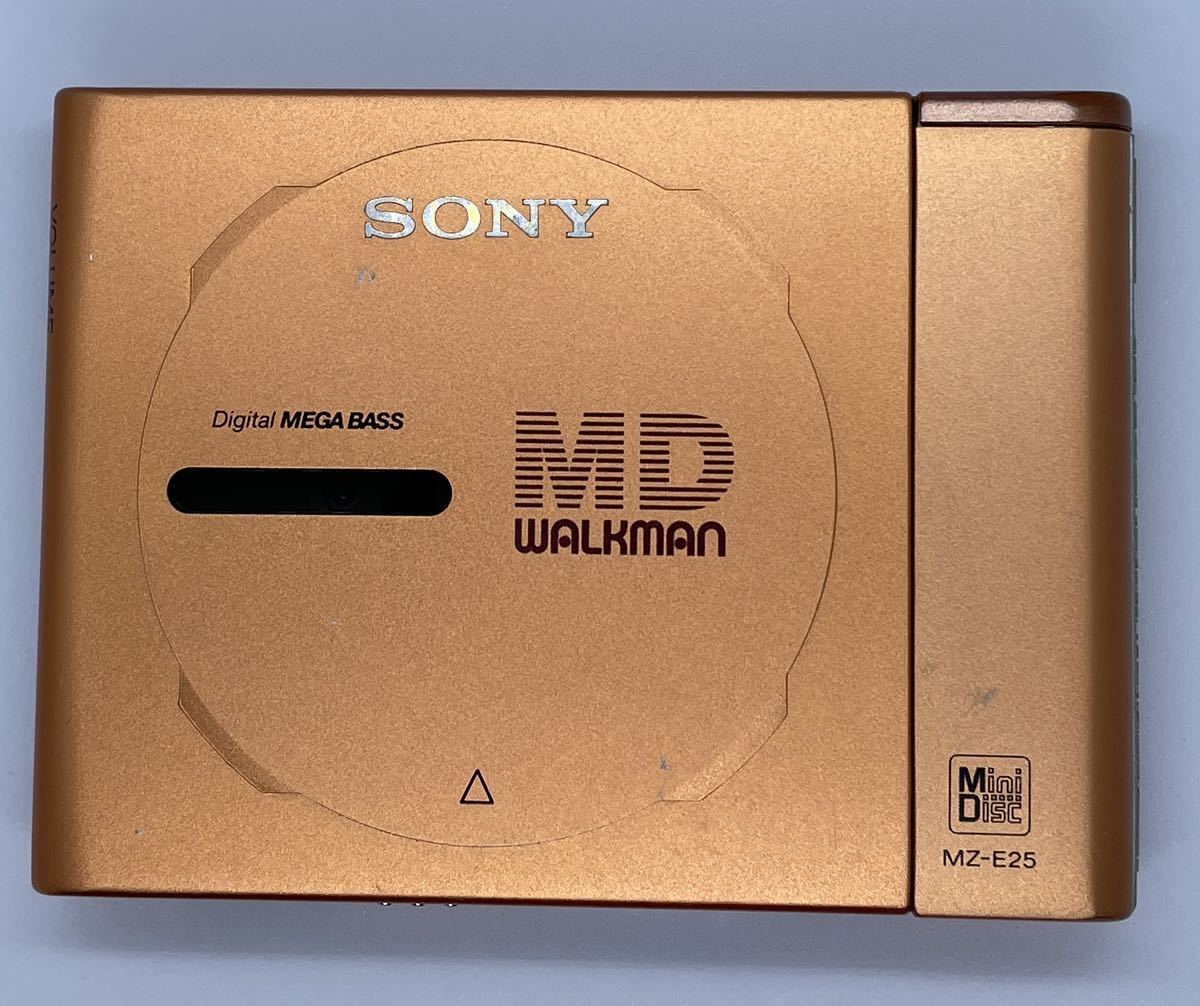 オーディオ機器 SONY MZ-E25 MD ウォークマン ポータブルMDプレーヤー
