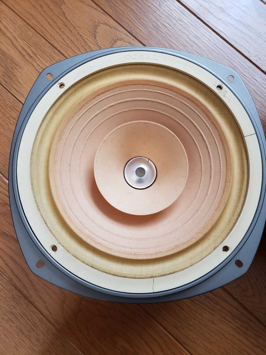 コーラル 20cm フルレンジ スピーカー CORAL FLAT-8 8/25W 2個 【公式