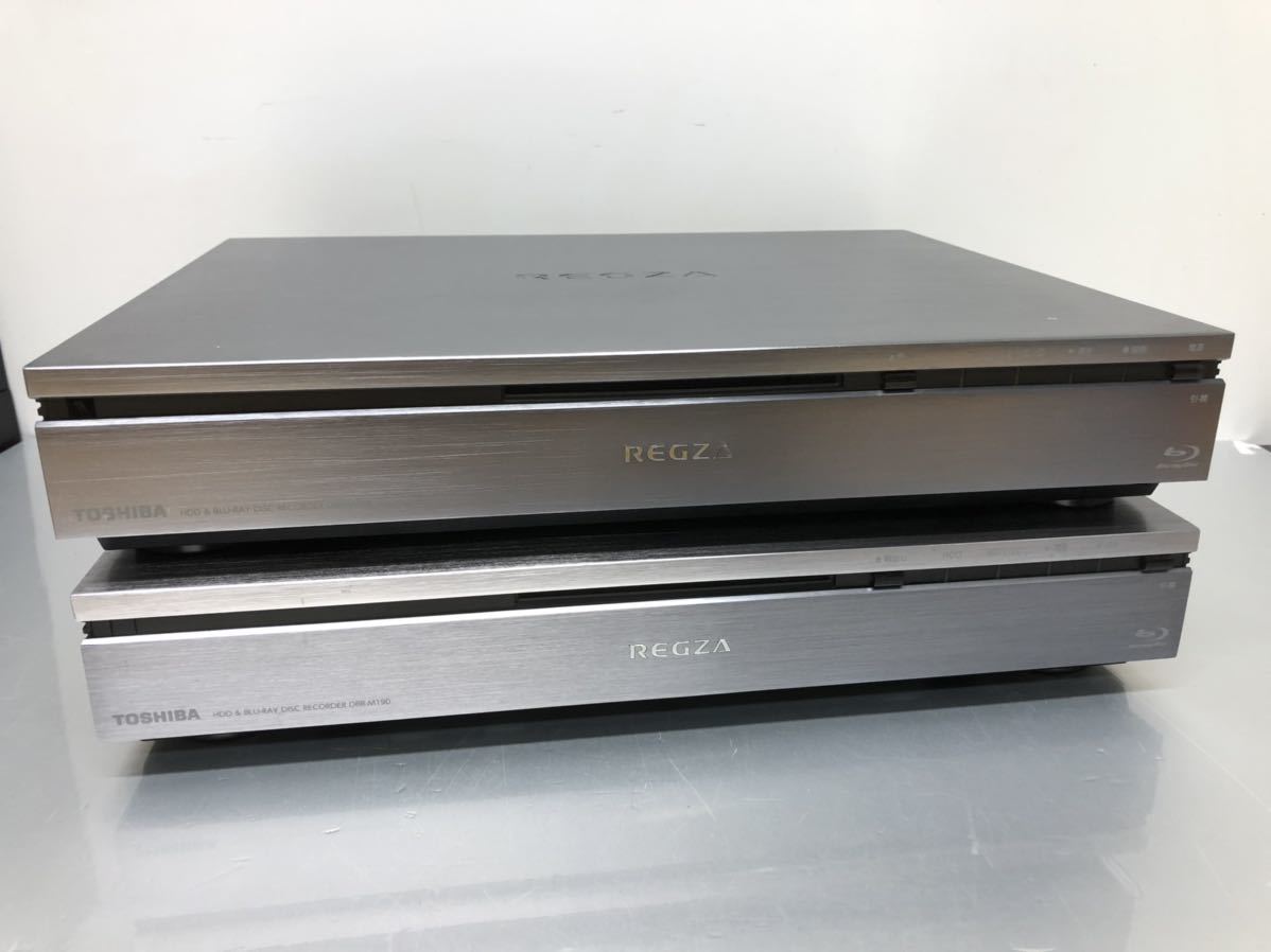 ジャンク]TOSHIBA 東芝 REGZA DBR-M180 、190ブルーレイディスク