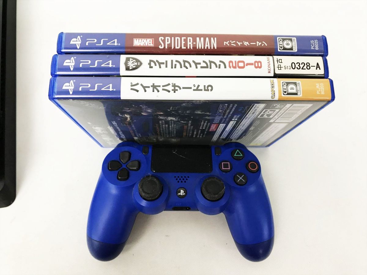 1円PS4 本体 セット 500GB ブラック SONY PlayStation4 CUH-2000A 初期化済み 未検品 コントローラー ソフト  DC07-669jy&frasl;G4