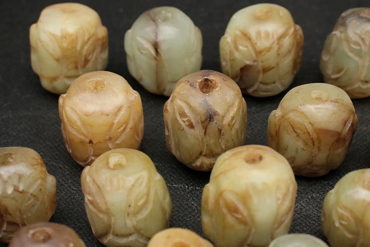 ◇御泓軒◇『漢朝時代 高古玉 和田玉彫 琮圭璧