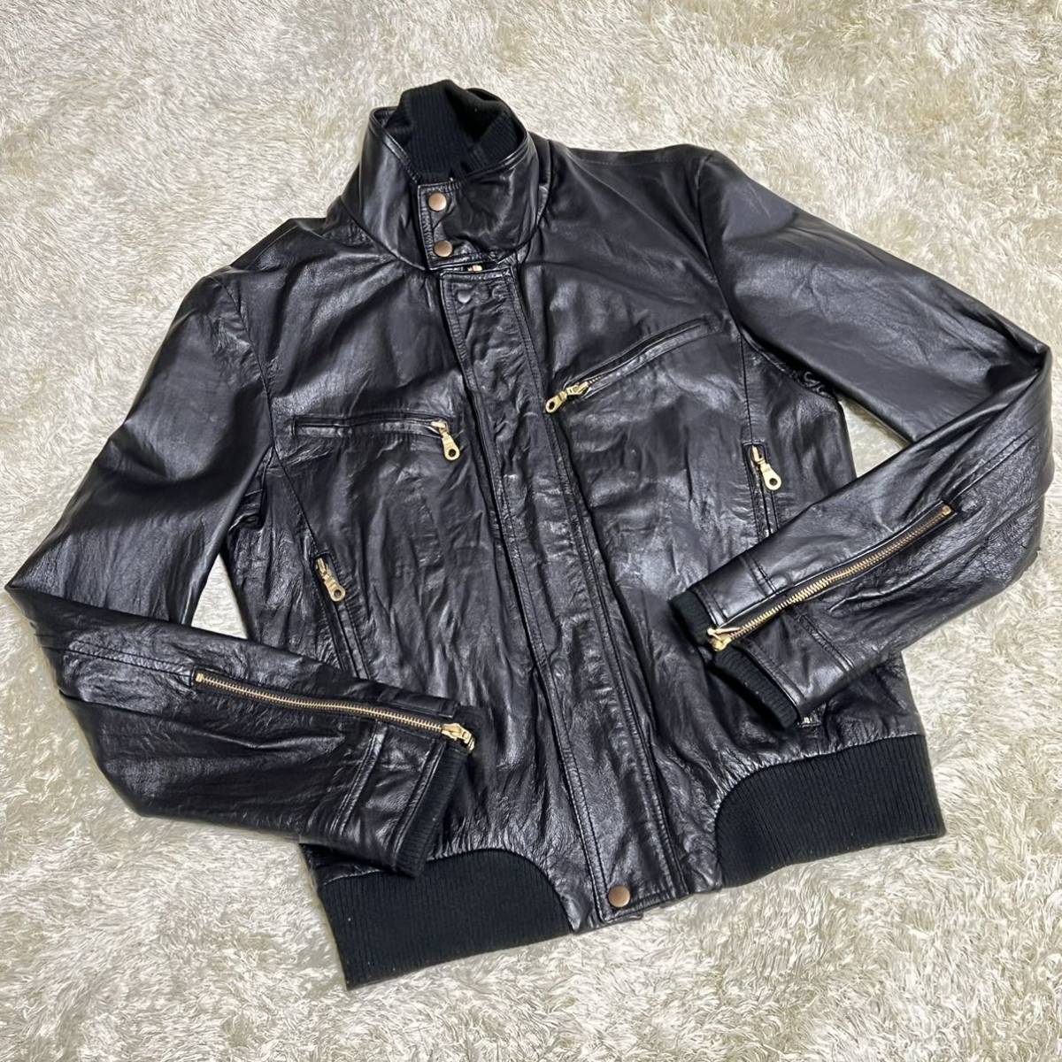 1円 URBAN RESEARCH 【極上の豚革】 アーバンリサーチ ライダース 