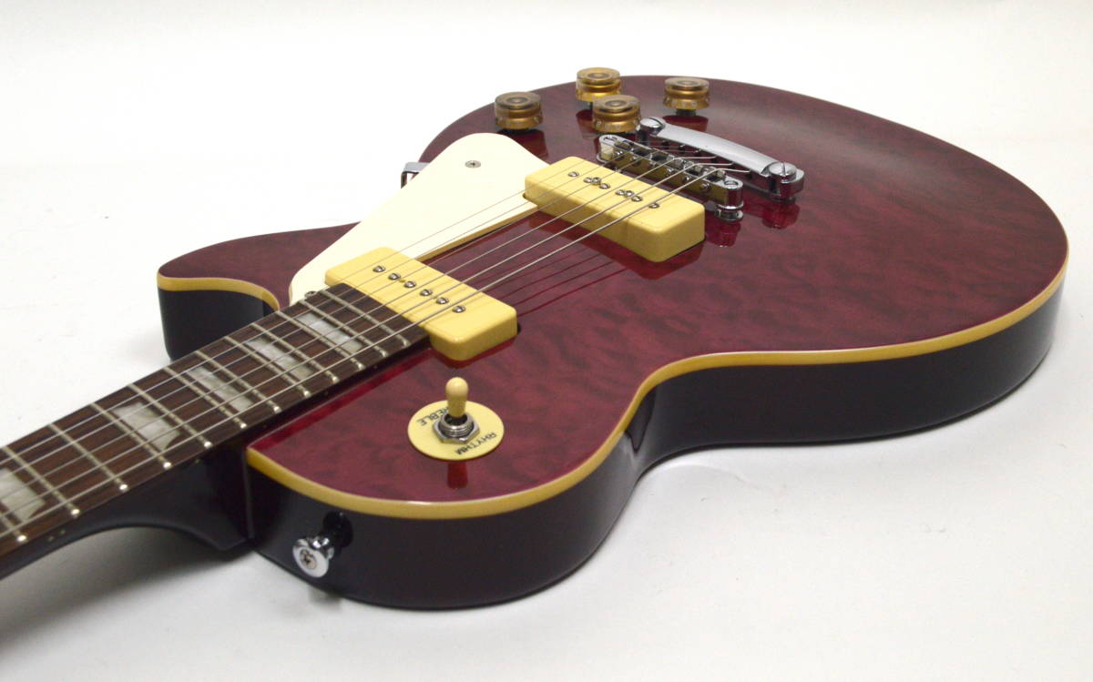 PLAYTECH エレキギター LP-500 PREMIUM Quilt Top P-90 G&L S-500