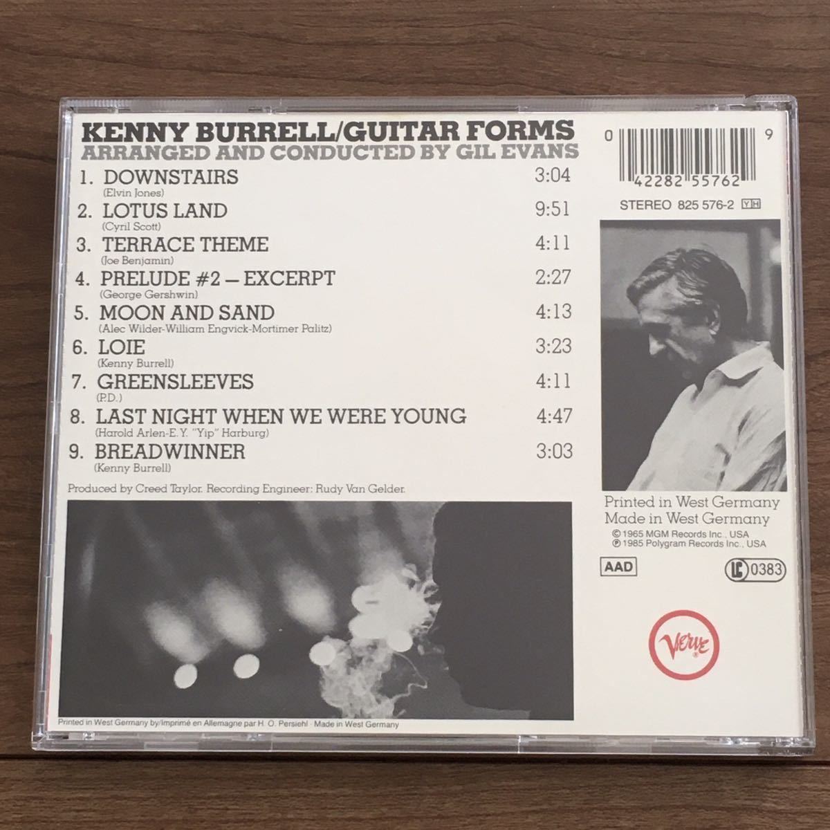 直筆サイン入りジャズCD Kenny Burrell & The Jazz Guitar Band 