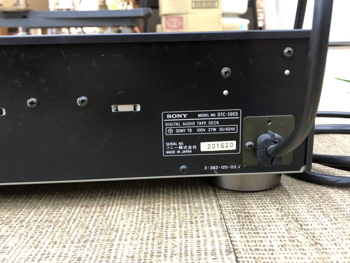◇SONY ソニー DATデッキ DTC-59ES ジャンク品◇ DTC-59ES DATデッキ