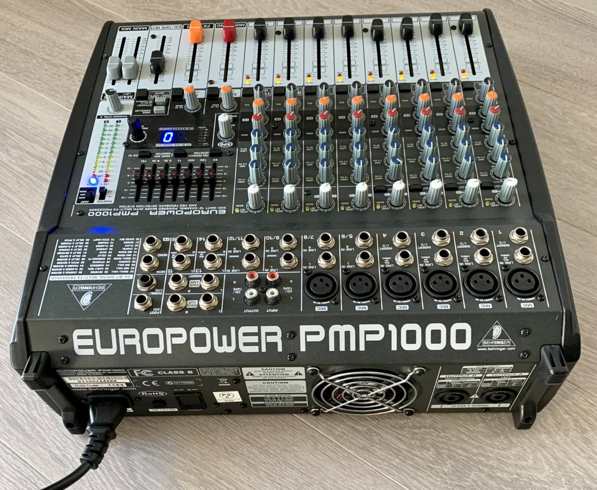 BEHRINGER ベリンガー EUROPOWER PMP1000 パワードミキサー ジャンク 