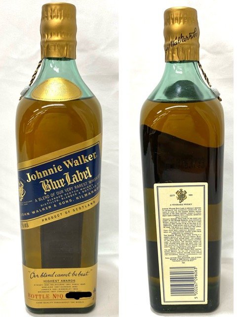 《未開栓》スコッチウイスキー　ジョニーウォーカー　ブルーラベル　SCOTCH WHISKY Johnnie Walker Blue Label 750ml 43%(送料無料)IA0200