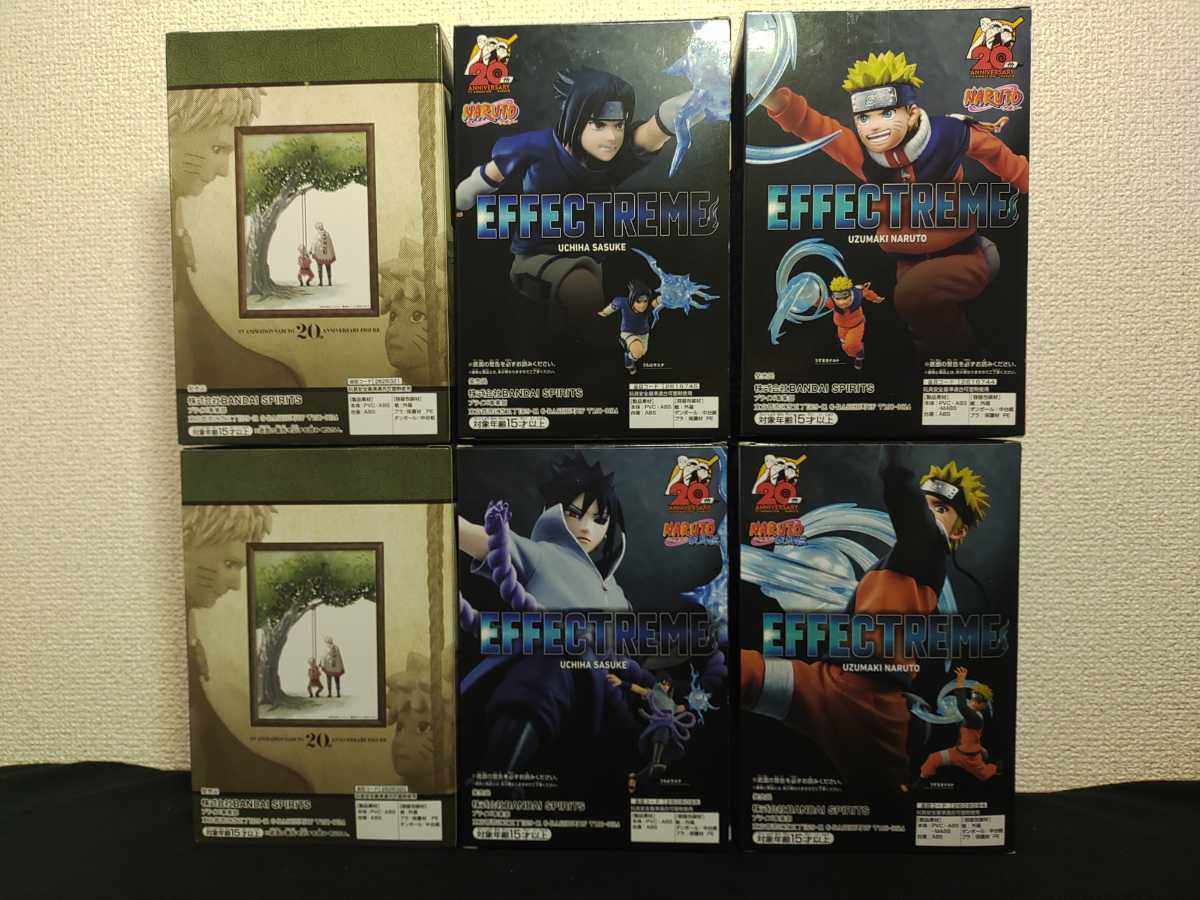 ナルトフィギュア 20th ナルト サスケ まとめ売り NARUTO-ナルト