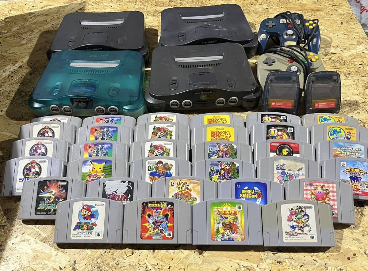ニンテンドー64 ＋　ソフト33本
