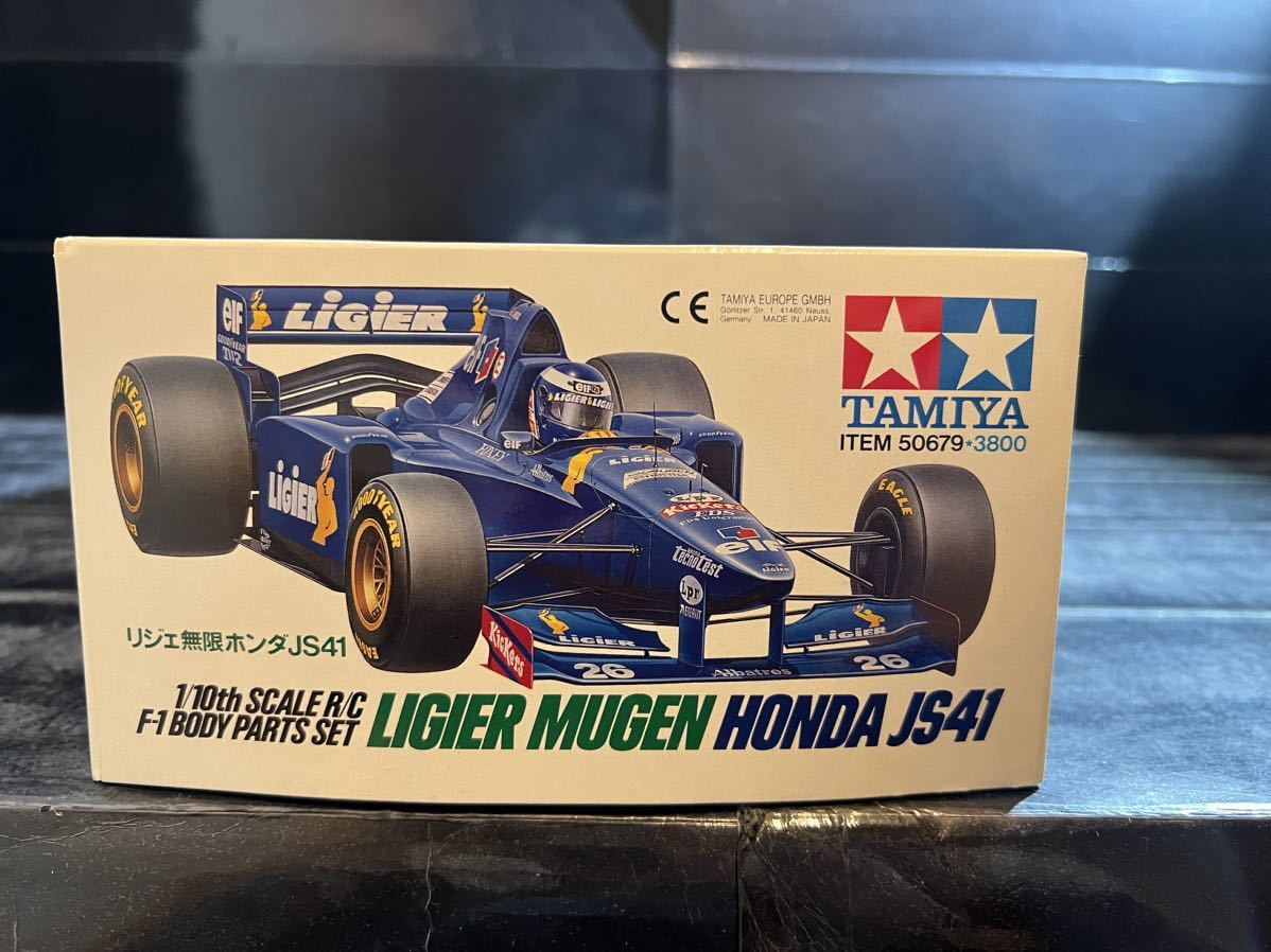 新品保管品】 タミヤ 1/10 電動RCボディパーツセット リジェ無限ホンダ 