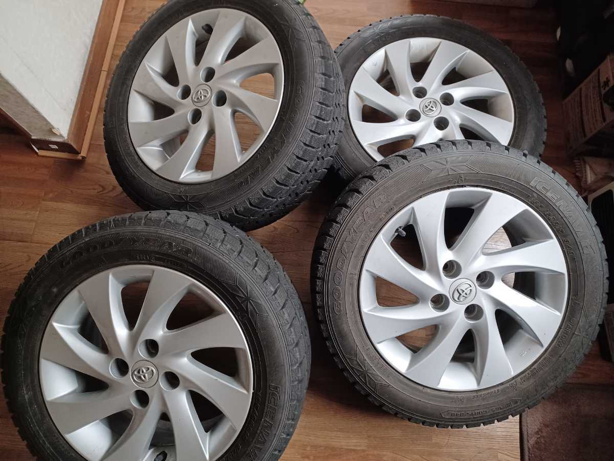 公式通販 アルミホイールスタッドレス185-60-15 185⁄60R15 トヨタ純正 