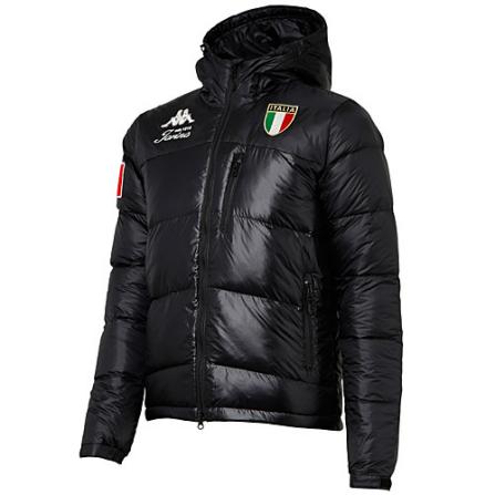新品即決kappaカッパ ダウンジャケット Mサイズ 黒KL452OT43-BK1 kappa