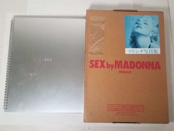 中古本】マドンナ 写真集 SEX by MADONNA 同朋舎出版 絶版 ヘアヌード