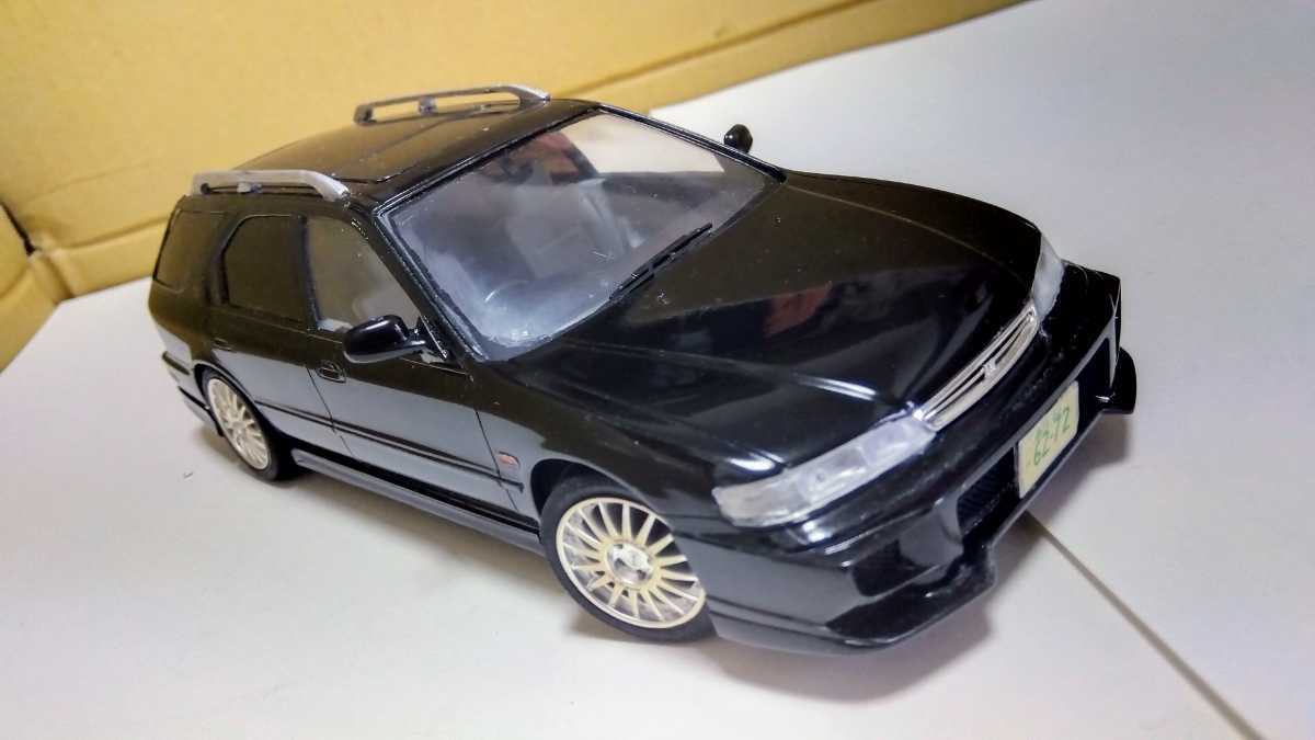 アオシマ 1/24 ウイングウエスト アコード ワゴン CE-1 組立完成品 