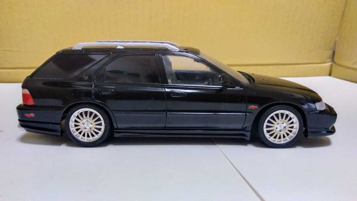 1/24 アオシマ アコードワゴン 完成品 unboxing fullbuild AOSHIMA 1/24 CE1/CF2 ACCORD WAGON Scale Car