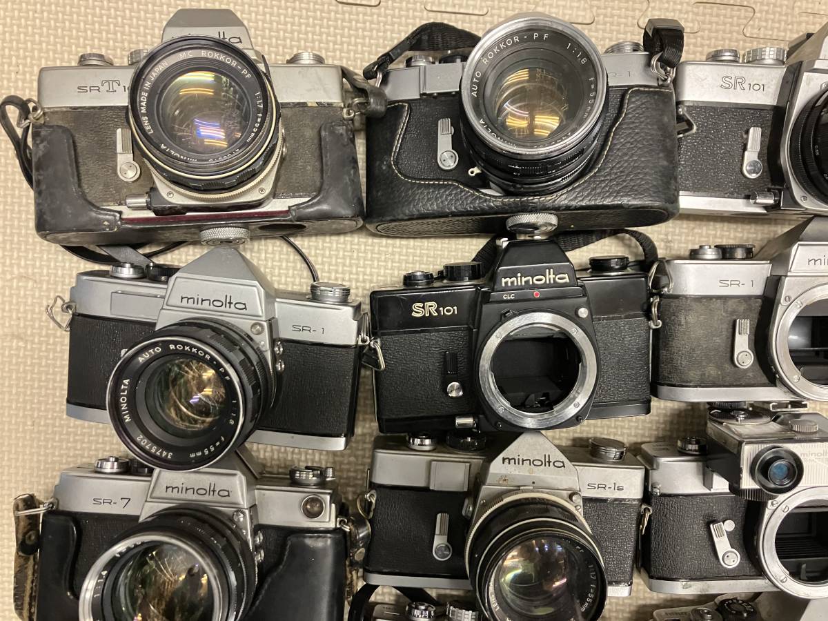 【大量20個以上】 ミノルタ フィルムカメラボディ 等 大量 セット まとめ ジャンク D105
