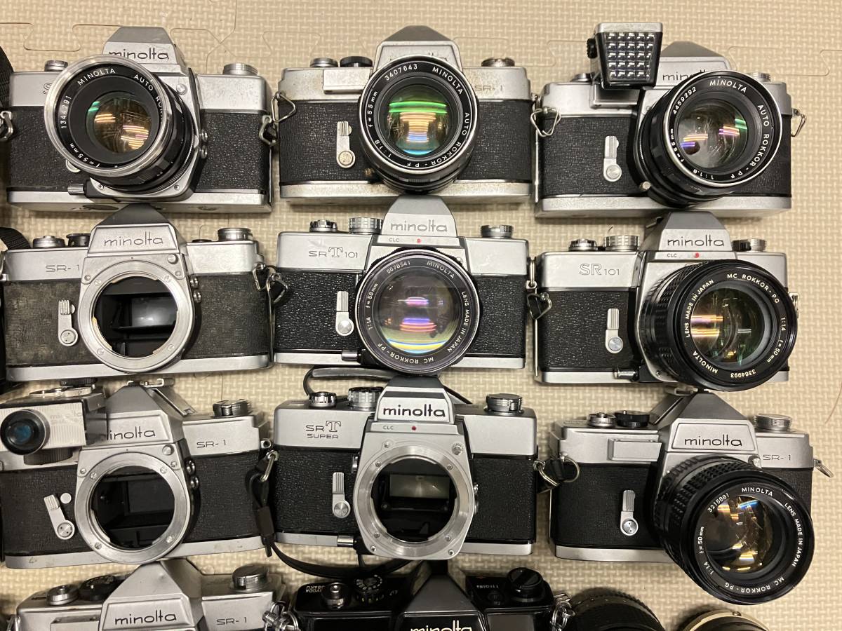 【大量20個以上】 ミノルタ フィルムカメラボディ 等 大量 セット まとめ ジャンク D105