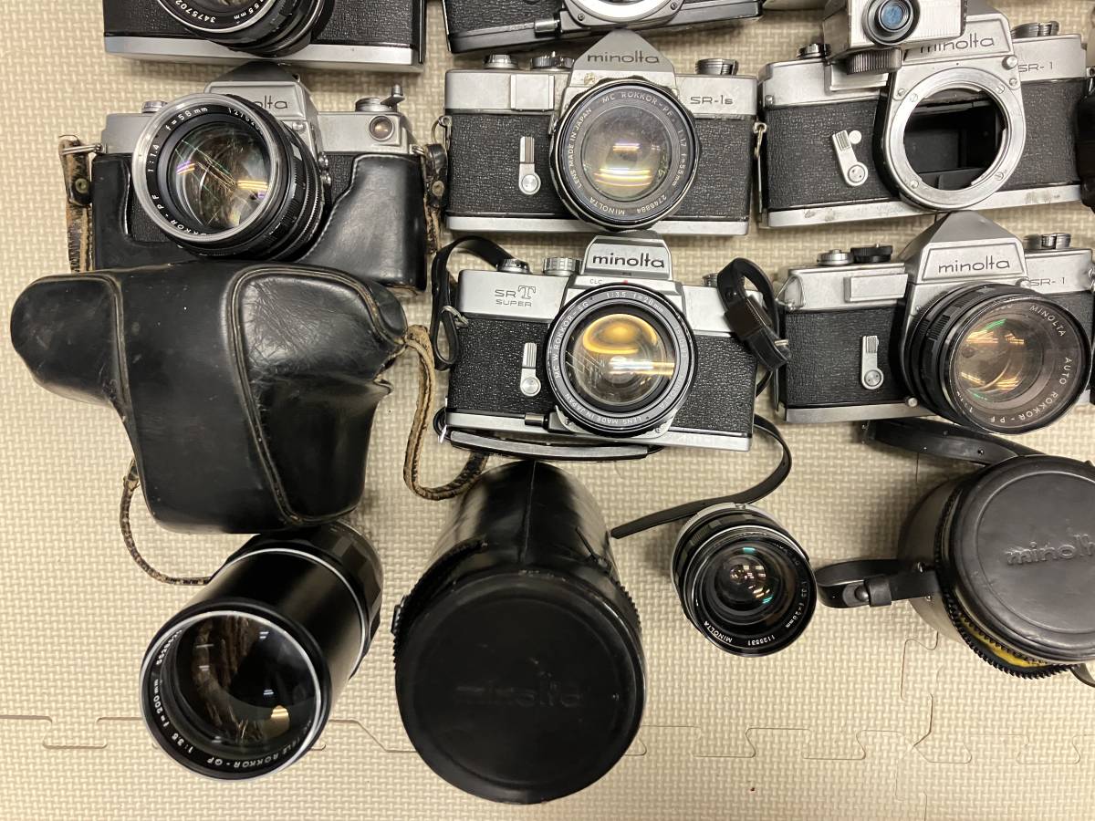 【大量20個以上】 ミノルタ フィルムカメラボディ 等 大量 セット まとめ ジャンク D105