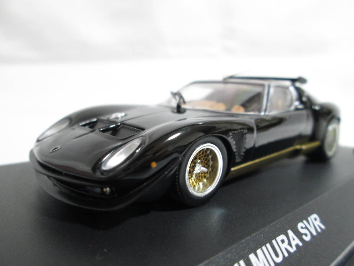 【高品質，新品】 京商 1/43 ランボルギーニ ミウラSVR Black/Gold トランク開閉(乗用車)｜売買されたオークション情報、yahooの商品情報をアーカイブ公開 - オークファン 乗用車