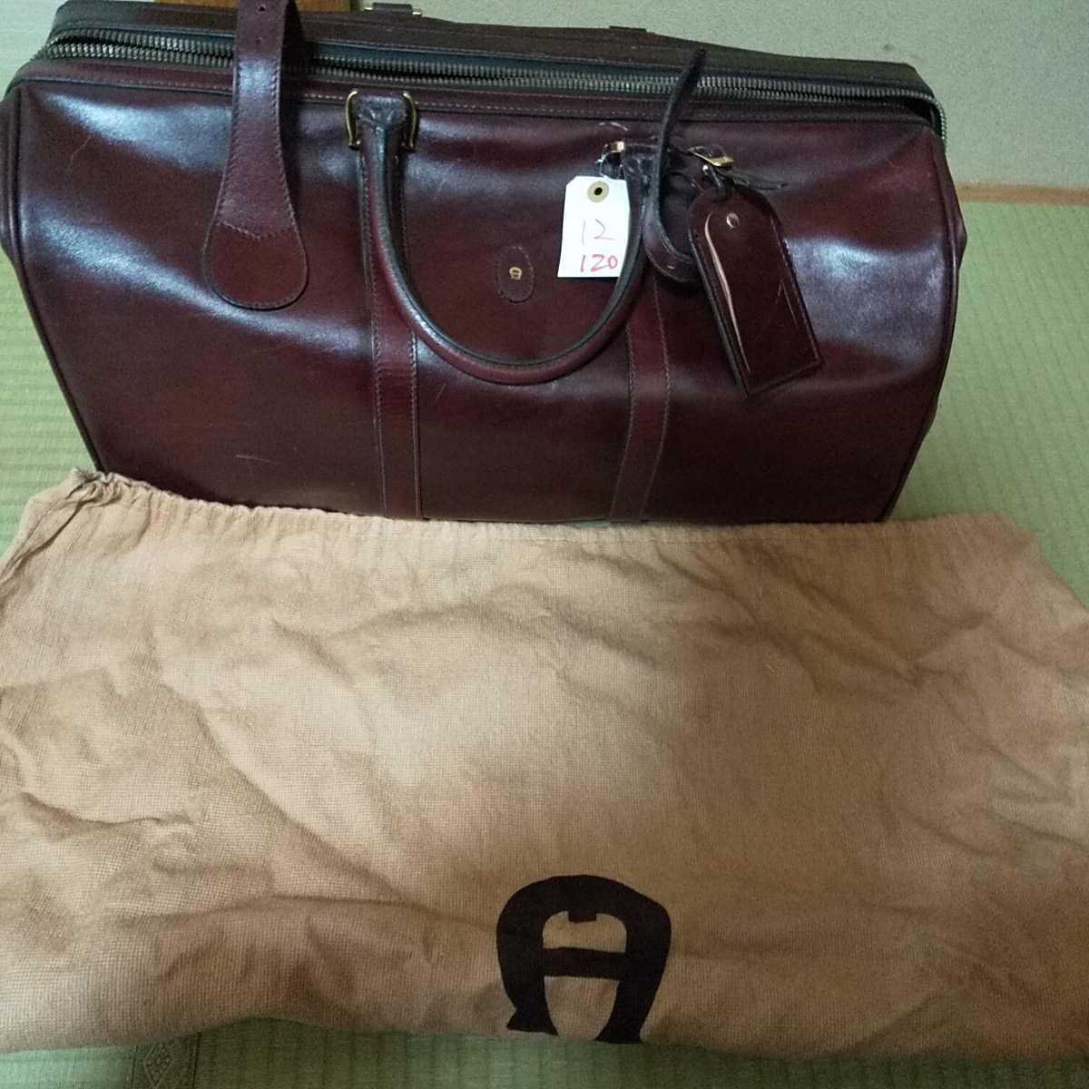 アンティーク トラベルバック 昭和 大正 レザーバック vintage 