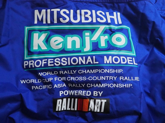☆当時物 新品 三菱ラリーアート RALLI ART kenjiro ナイロン 