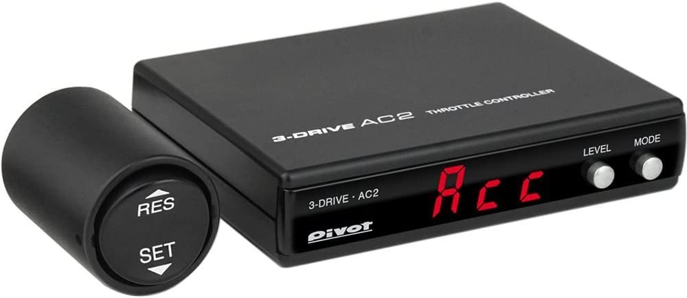 3-drive AC2 スロットルコントローラー オートクルーズ ハンドルを握ったまま操作しやすいオートクルーズ付きスロコン 本体 ブラック