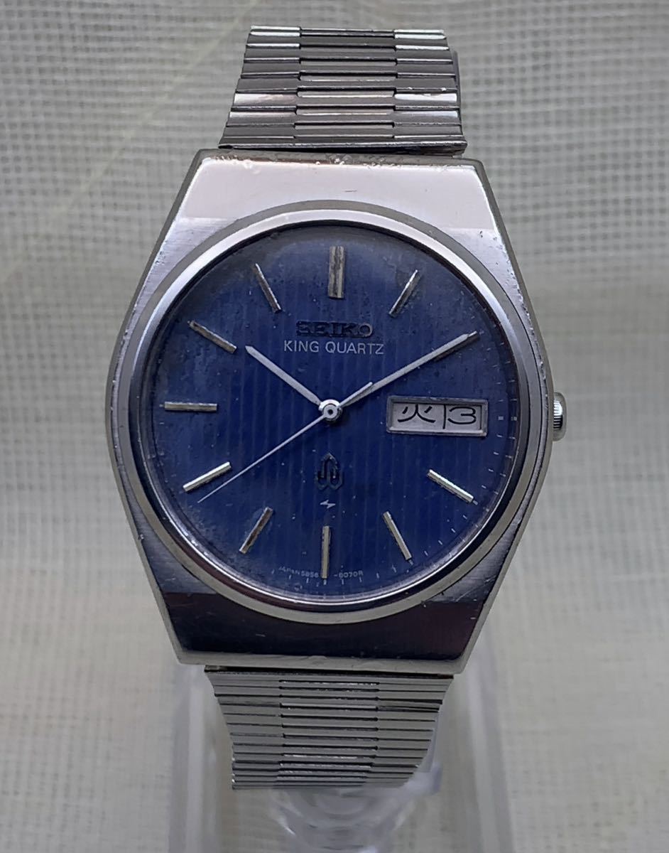 SEIKO セイコー KING QUARTZ キングクオーツ 5856-8070 クォーツ稼動品 