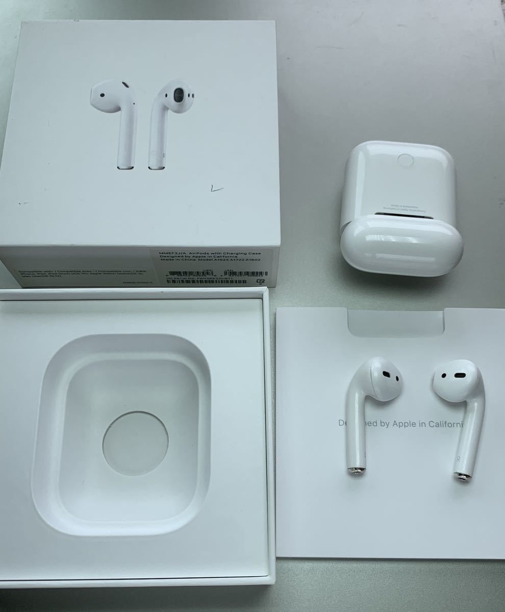 Apple AirPods 第一世代イヤホンセットMMEF2J/A エアーポッズ 正規品