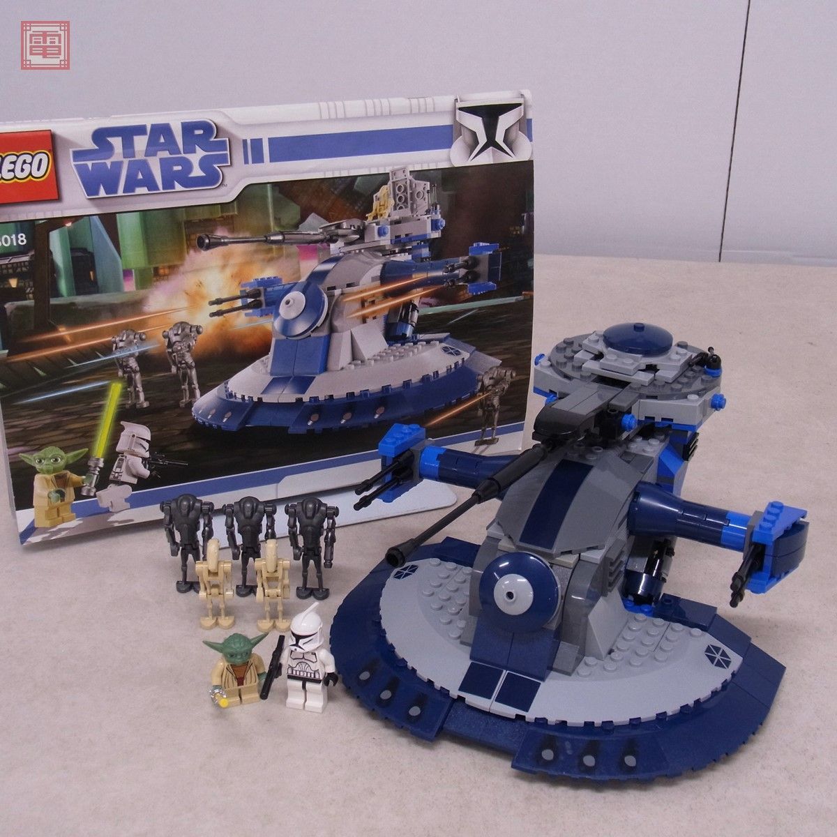 組立済 レゴ 8018 スターウォーズ 分離主義者AAT アタック・タンク LEGO STAR WARS Separator AAT Attack Tank 欠品有 現状品【20