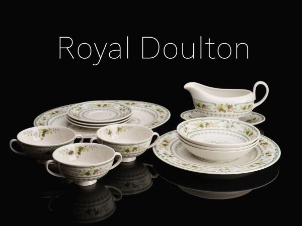 M-265 Royal Doulton／ロイヤルドルトン「Provencal Dinnerware China」ディナーセット13点セット　