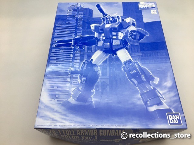 バンダイ 1/100 MG FA-78-1 フルアーマーガンダム ブルーカラーVer