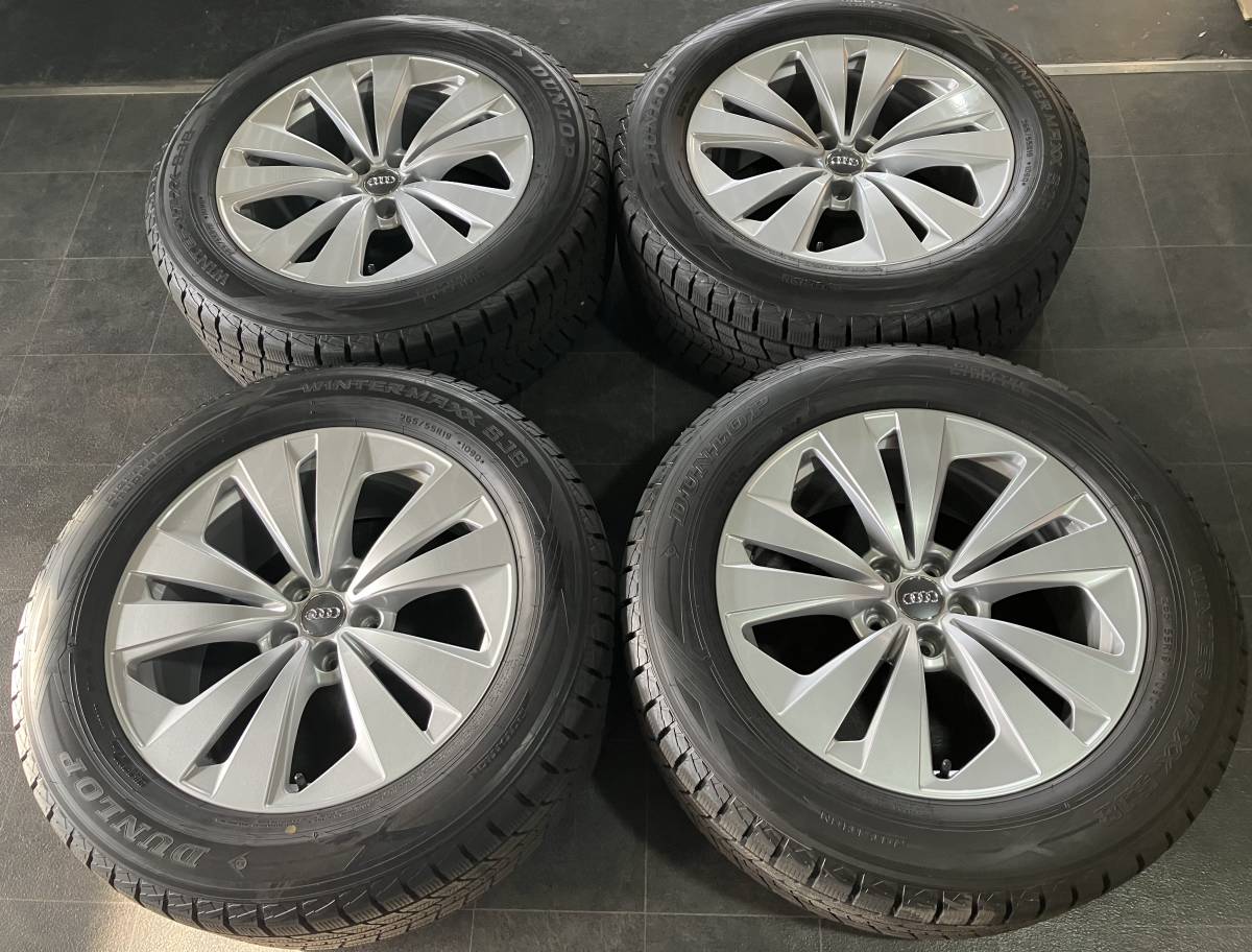 アウディ Q8 純正 265/55R19 DUNLOP 2019年製 4本