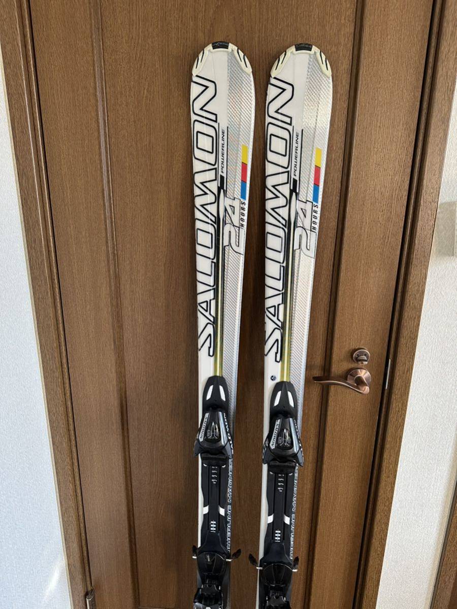 USED激安スタート SALOMON 24 HOURS POWERLINE サロモンスキー板 158 0