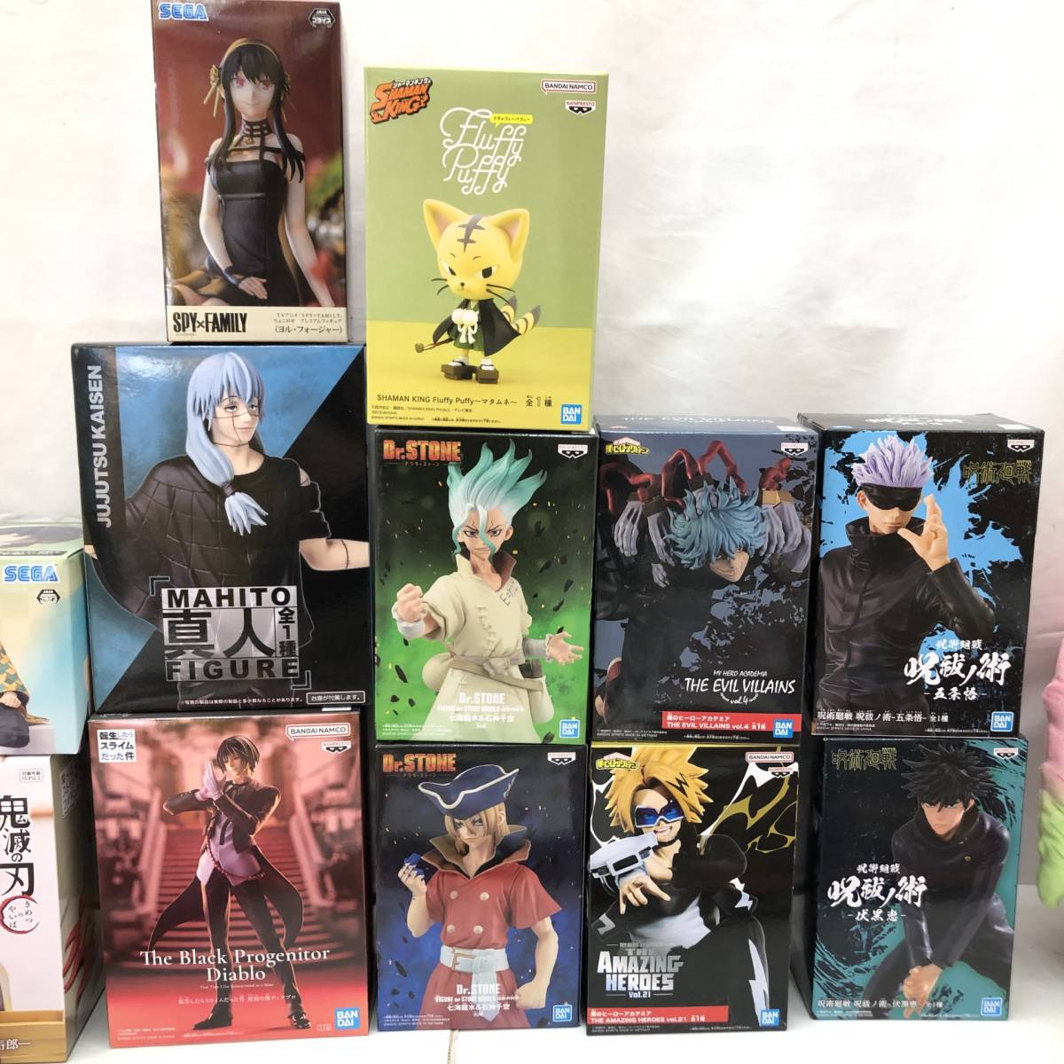 少年漫画ジャンプ系 フィギュア＆グッズまとめ ヒロアカ 鬼滅の刃 呪術