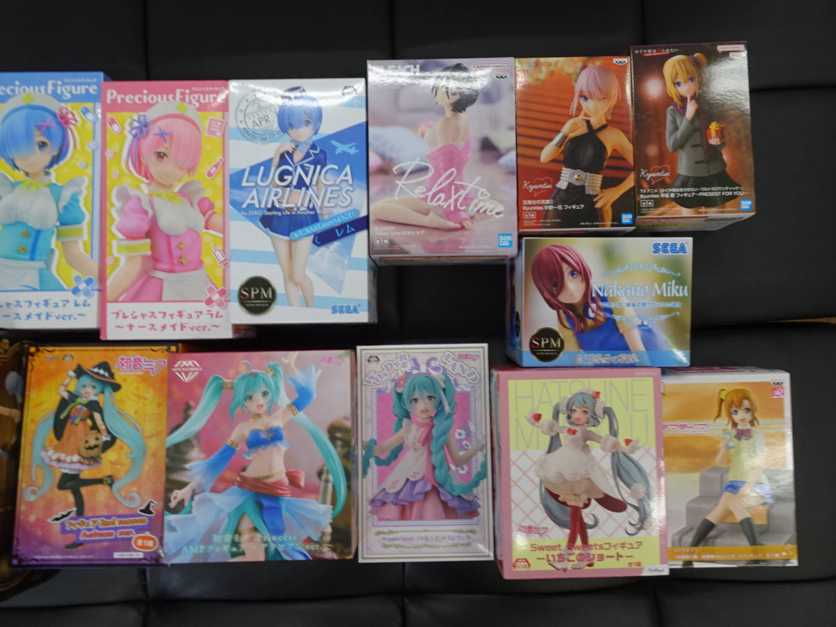 プライズ 美少女フィギュアまとめ17個セット #1】Re:ゼロ 初音ミク 