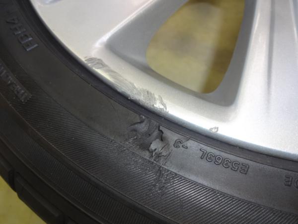 スバルGHインプレッサ純正 7J-17 pcd100/5H タイヤ付き4本セット