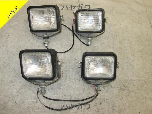 ノーブランド ハロゲン作業灯 4個【中古】(495879003)