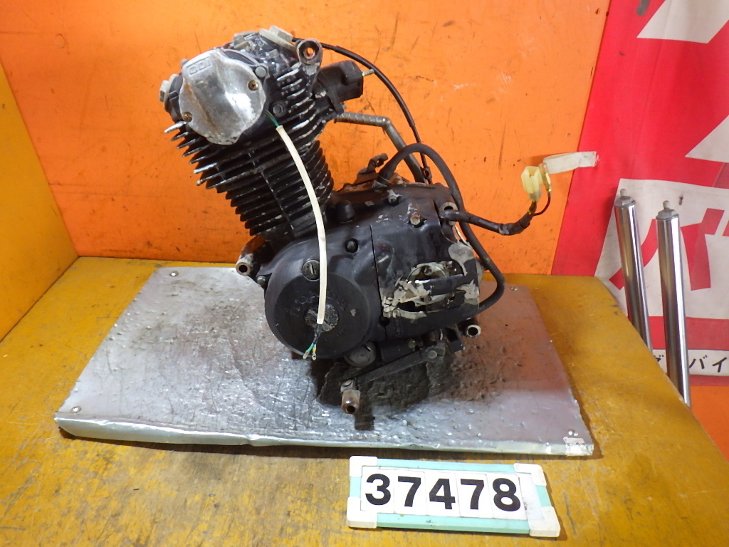 37478 ホンダ MD06-1005～ XL200R '83 純正 エンジン 実働 動画あり