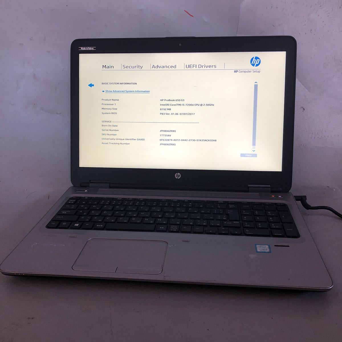 ProBook Core HP 0 G4 i5 i7 ノートパソコン ジャンク品hp SSD 7200U 