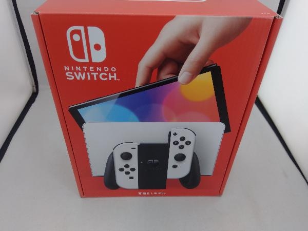 美品 動作確認済 Nintendo Switch(有機ELモデル) Joy-Con(L)/(R) ホワイト(HEGSKAAAA)（2）
