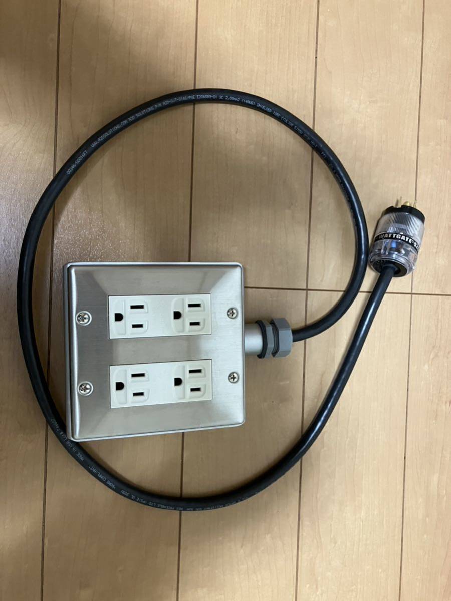 プロケーブル PRO CABLE 電源タップ 超越重鉄タップ 4個口 1m Pro