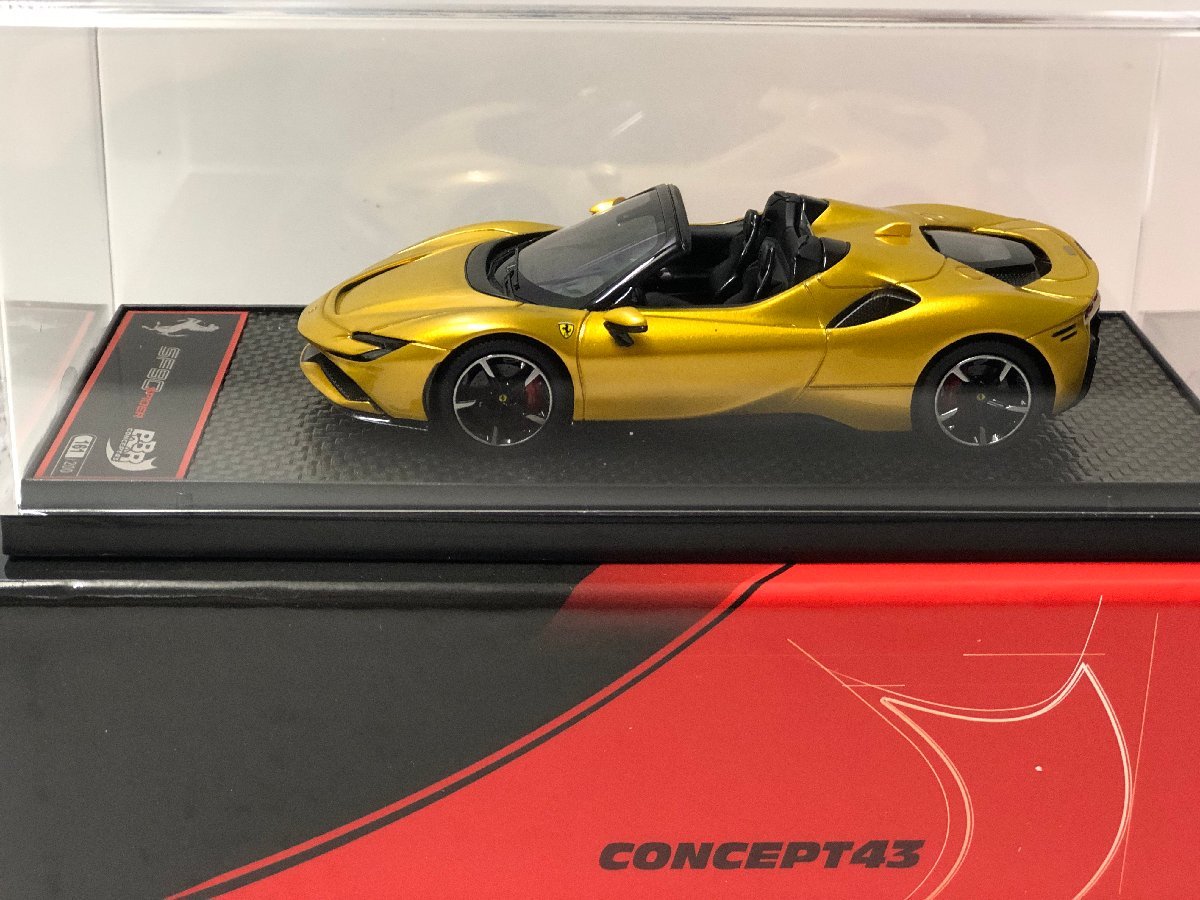 SF90 Spider Ferrari BBR 1⁄43 XX 1:43 Model Car Giallo - Corsa